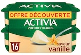 Yaourt aux probiotiques saveur vanille - ACTIVIA à 3,16 € dans le catalogue Intermarché Hyper