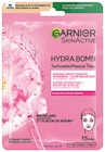 Tuchmaske von Garnier für 1,49 € bei Rossmann im Angebot Tuchmaske von Garnier im aktuellen Rossmann Prospekt