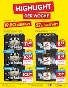 Bier im aktuellen Netto Marken-Discount Prospekt (Witten) Bier im Netto Marken-Discount Prospekt "Aktuelle Angebote" mit 63 Seiten (Witten)
