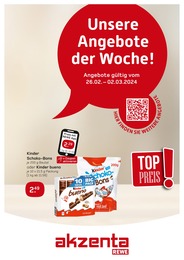 Akzenta Prospekt für Wuppertal: "Unsere Angebote der Woche!", 8 Seiten, 26.02.2024 - 02.03.2024
