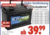Starterbatterie im Angebot bei Wreesmann in Aurich Starterbatterie Angebote von Electron Basic bei Wreesmann Aurich für 39,99 €