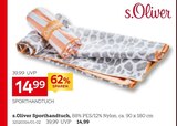 Sporthandtuch von s.Oliver für 14,99 € bei XXXLutz Möbelhäuser im Angebot Sporthandtuch von s.Oliver im aktuellen XXXLutz Möbelhäuser Prospekt
