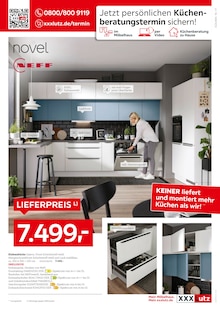 Küche im XXXLutz Möbelhäuser Prospekt "NR.1 BEI KÜCHEN" mit 25 Seiten (Augsburg)