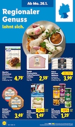 Lidl Bruehwurst im Prospekt 
