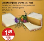 Bergkäse würzig oder mild im aktuellen Prospekt bei V-Markt in Tussenhausen