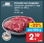 Entrecôte vom Jungbullen im Angebot bei Netto Marken-Discount in Aurich Entrecôte vom Jungbullen Angebote von GUT PONHOLZ bei Netto Marken-Discount Aurich für 2,19 €