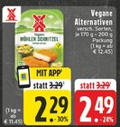 Vegane Mühlen Schnitzel Angebote bei EDEKA Wuppertal für 2,29 €