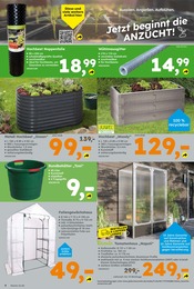 Globus-Baumarkt Gartenhaus im Prospekt 