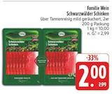 EDEKA Sonneberg - Schwarzwälder Schinken Angebot im Prospekt Schwarzwälder Schinken bei EDEKA im Sonneberg Prospekt für 2,00 €