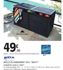 Malle de rangement 420 L Baya - EDA dans le catalogue E.Leclerc