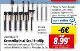 Aktuelle Matratze Angebote bei Lidl in Stuttgart Aktuelles Kosmetikpinsel-Set, 14-teilig Angebot bei Lidl in Stuttgart ab 8,99 €