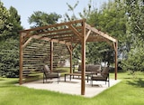 Pergola en bois "Pool House" long. 4 x larg. 3 x haut. 2,20 m - Brico Dépôt à Vierzon Pergola en bois "Pool House" long. 4 x larg. 3 x haut. 2,20 m en promo chez Brico Dépôt Vierzon à 359,00 €