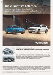 Hyundai Prospekt für Hagen mit 8 Seiten Hyundai Prospekt für Hagen: "Die Zukunft ist lieferbar.", 8 Seiten, 16.05.2022 - 12.06.2022