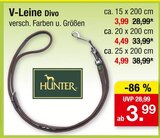 V-Leine Divo von HUNTER für 3,99 € bei Zimmermann im Angebot V-Leine Divo von HUNTER im aktuellen Zimmermann Prospekt