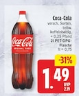 Aktuelle Coca Cola Angebote bei WEZ in Löhne Aktuelles Coca-Cola Angebot bei WEZ in Löhne ab 1,49 €