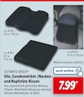 Aktuelles Sitz-/Lendenwirbel-/Nacken- und Kopfstütz-Kissen Angebot bei Lidl in Aachen ab 7,99 €