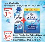 Aktuelle Lenor Angebote bei GLOBUS in Jena Aktuelles Weichspüler Angebot bei GLOBUS in Jena ab 1,99 €
