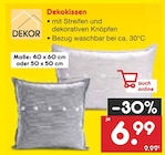 Dekokissen Angebote von DEKOR bei Netto Marken-Discount Germering für 6,99 €