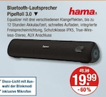 Bluetooth-Lautsprecher PipeRoll 3.0 von hama im aktuellen V-Markt Prospekt