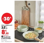 Planche à découper en promo à 8,99 € chez Super U Planche à découper dans le catalogue Super U