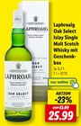 Oak Select Islay Single Malt Scotch Whisky mit Geschenkbox Angebote von Laphroaig bei Lidl Warendorf für 25,99 €