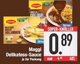 Delikatess-Sauce Hollandaise von Maggi im aktuellen EDEKA Prospekt für 0,89 €
