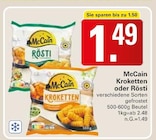 Kroketten Angebote von McCain bei WEZ Minden für 1,49 €