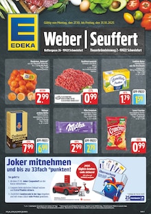 EDEKA Prospekt der KW 43  "Wir lieben Lebensmittel!" Aktueller EDEKA Prospekt "Wir lieben Lebensmittel!" Seite 1 von 8 Seiten