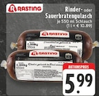 Rinder- oder Sauerbratengulasch bei EDEKA im Boffzen Prospekt für 5,99 €