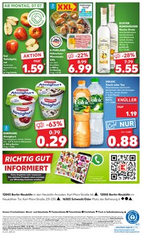 Volvic im aktuellen Kaufland Prospekt (Schwedt (Oder)) Volvic im Kaufland Prospekt "Aktuelle Angebote" mit 62 Seiten (Schwedt (Oder))