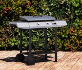 Plancha gaz 2 brûleurs + chariot MURCIA en promo chez Weldom Nanterre à 207,20 €