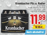 Pils o. Radler Angebote von Krombacher bei Trinkgut Dormagen für 11,99 €