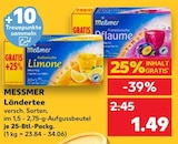 Ländertee von Meßmer im aktuellen Kaufland Prospekt für 1,49 €