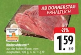Rindersaftbraten bei EDEKA im Mosbach Prospekt für 1,59 €