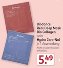Real Deep Mask Bio Collagen im Rossmann Prospekt Real Deep Mask Bio Collagen von Biodance im aktuellen Rossmann Prospekt für 5,49 €
