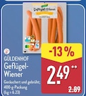 Geflügel-Wiener von GÜLDENHOF im aktuellen ALDI Nord Prospekt