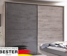 SCHWEBETÜRENSCHRANK 2-türig Eichefarben, Grau bei XXXLutz Möbelhäuser in Bochum SCHWEBETÜRENSCHRANK 2-türig Eichefarben, Grau im Angebot bei XXXLutz Möbelhäuser Bochum für 499,00 €
