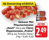 Mini Pflaumentomaten Nasch Angebote von SanLucar bei E center Hofheim für 2,49 €