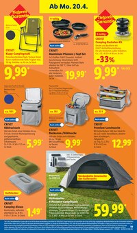 Zelt im Lidl Prospekt "LIDL LOHNT SICH" mit 68 Seiten (Krefeld)