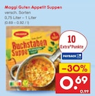 Guten Appetit Suppen im Angebot bei Netto Marken-Discount in Arnsberg Guten Appetit Suppen Angebote von Maggi bei Netto Marken-Discount Arnsberg für 0,69 €
