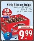 Pilsener Steinie im Angebot bei E center in Kleve Pilsener Steinie Angebote von König bei E center Kleve für 9,99 €