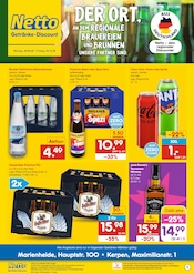 Aktueller Netto Marken-Discount Prospekt mit Jack Daniels, "DER ORT, AN DEM DU IMMER AUSGEZEICHNETE PREISE FINDEST.", Seite 1