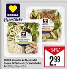 Aktuelles Herzstücke Menüsalat Caesar & Pasta oder Schwäbische Art Angebot bei Marktkauf in Stuttgart ab 2,99 €