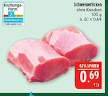 Marktkauf Döbeln - Schweinerücken Angebot im Prospekt Schweinerücken bei Marktkauf im Döbeln Prospekt für 0,69 €
