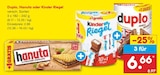 Duplo, Hanuta oder Kinder Riegel für 6,66 € bei Netto Marken-Discount im Angebot Duplo, Hanuta oder Kinder Riegel im aktuellen Netto Marken-Discount Prospekt