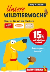 Aktueller Das Futterhaus Zoohandlung Prospekt in Rostock und Umgebung, "Unsere WILDTIERWOCHE" mit 2 Seiten, 17.02.2025 - 21.02.2025