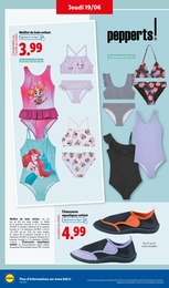 Prix et réduction Chaussures Enfant dans le prospectus Lidl en cours Offre Chaussures Enfant dans le catalogue Lidl du moment à la page 32