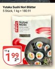 Sushi Nori Blätter Angebote von Yutaka bei GLOBUS Herne für 1,99 €