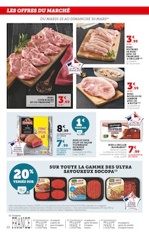 Promo Echine de porc dans le catalogue Super U du moment à la page 22