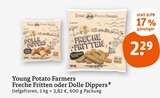 Freche Fritten oder Dolle Dippers Angebote von Young Potato Farmers bei tegut Schwäbisch Gmünd für 2,29 €